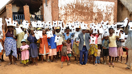 Christmas greetings from Brendan Singhdeo, Thrive Madagascar